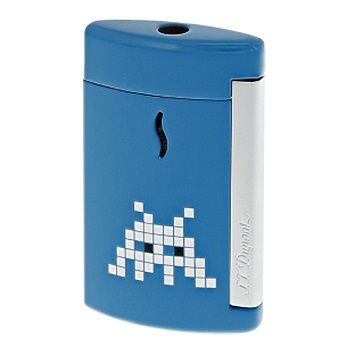 S.T. DUPONT HOOKED SPACE ALIEN BLUE LIGHTER