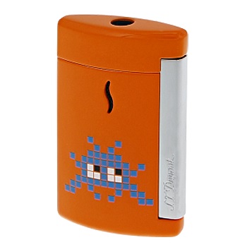 S.T. DUPONT HOOKED SPACE ALIEN ORANGE LIGHTER
