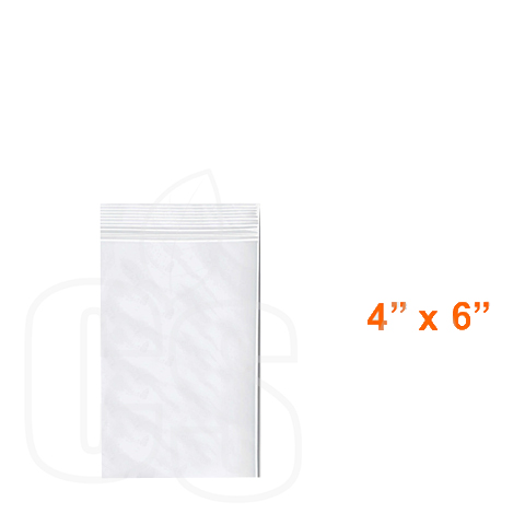 RECLOSABLE POLY BAGS 4' x 6'