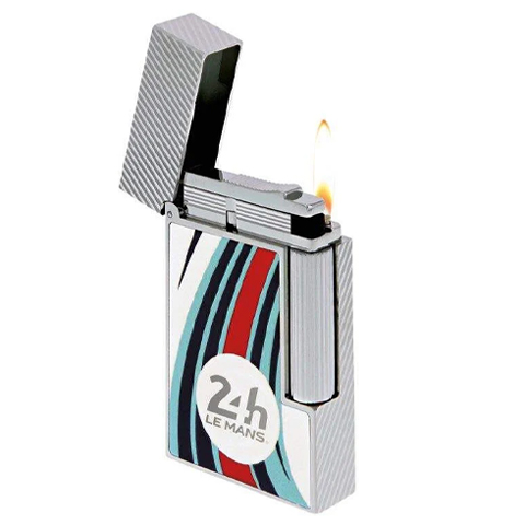 S.T. DUPONT L2 CLING LE MANS WHITE/PALLADIUM