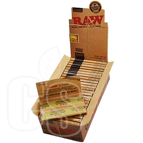 RAW CLASSIC SINGLE WIDE ROLLING PAPER