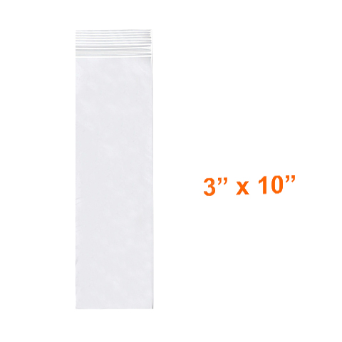 RECLOSABLE POLY BAGS 3' x 10'