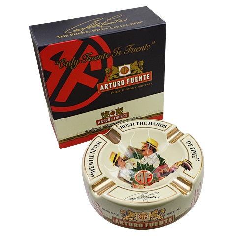 ARTURO FUENTE HANDS OF TIME CREAM ASHTRAY