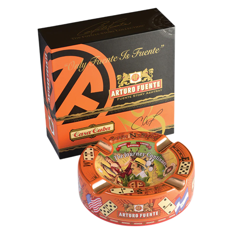 ARTURO FUENTE CASA CUBA ORANGE ASHTRAY
